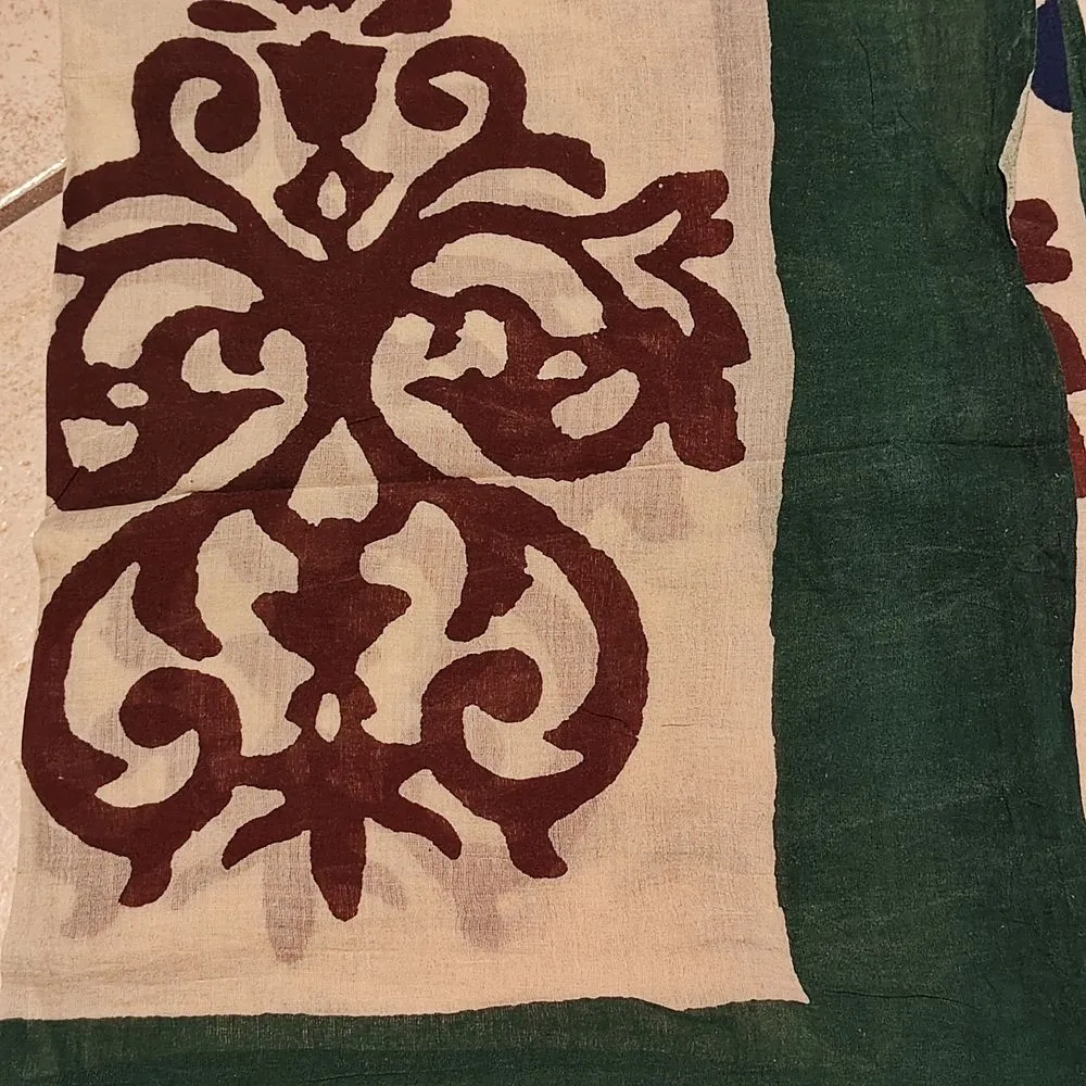 Cotton SCARF - Indian handmade pareo - KABIR