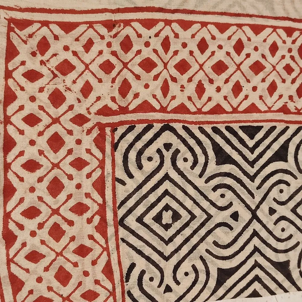 Cotton SCARF - Indian handmade pareo - NILAM