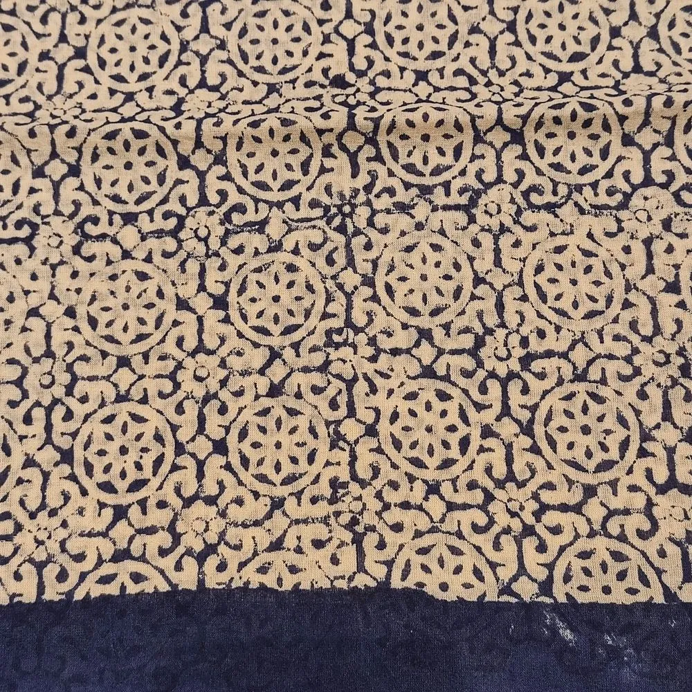 Cotton SCARF - Indian handmade pareo - ROUND