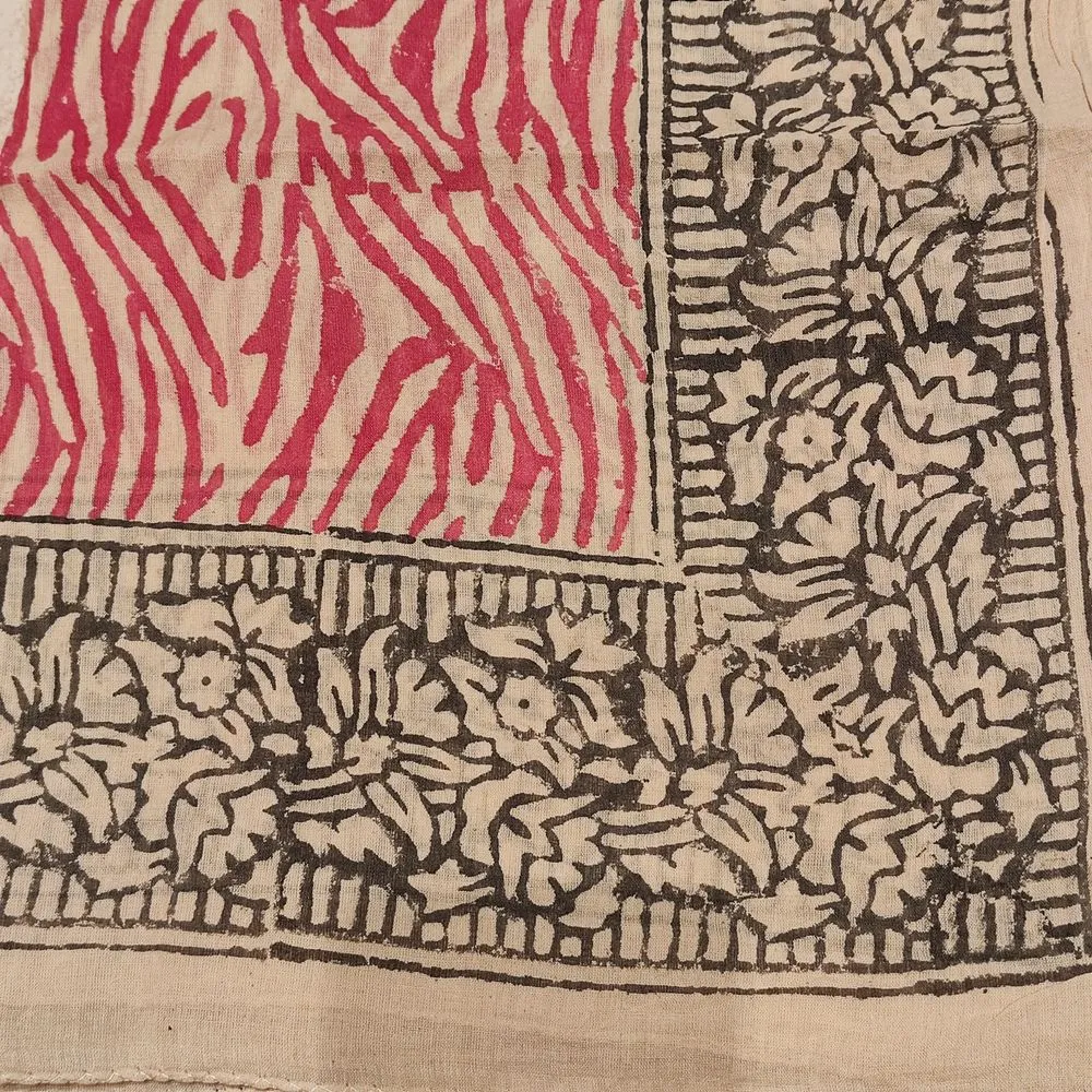 Cotton SCARF - Indian handmade pareo - RINA