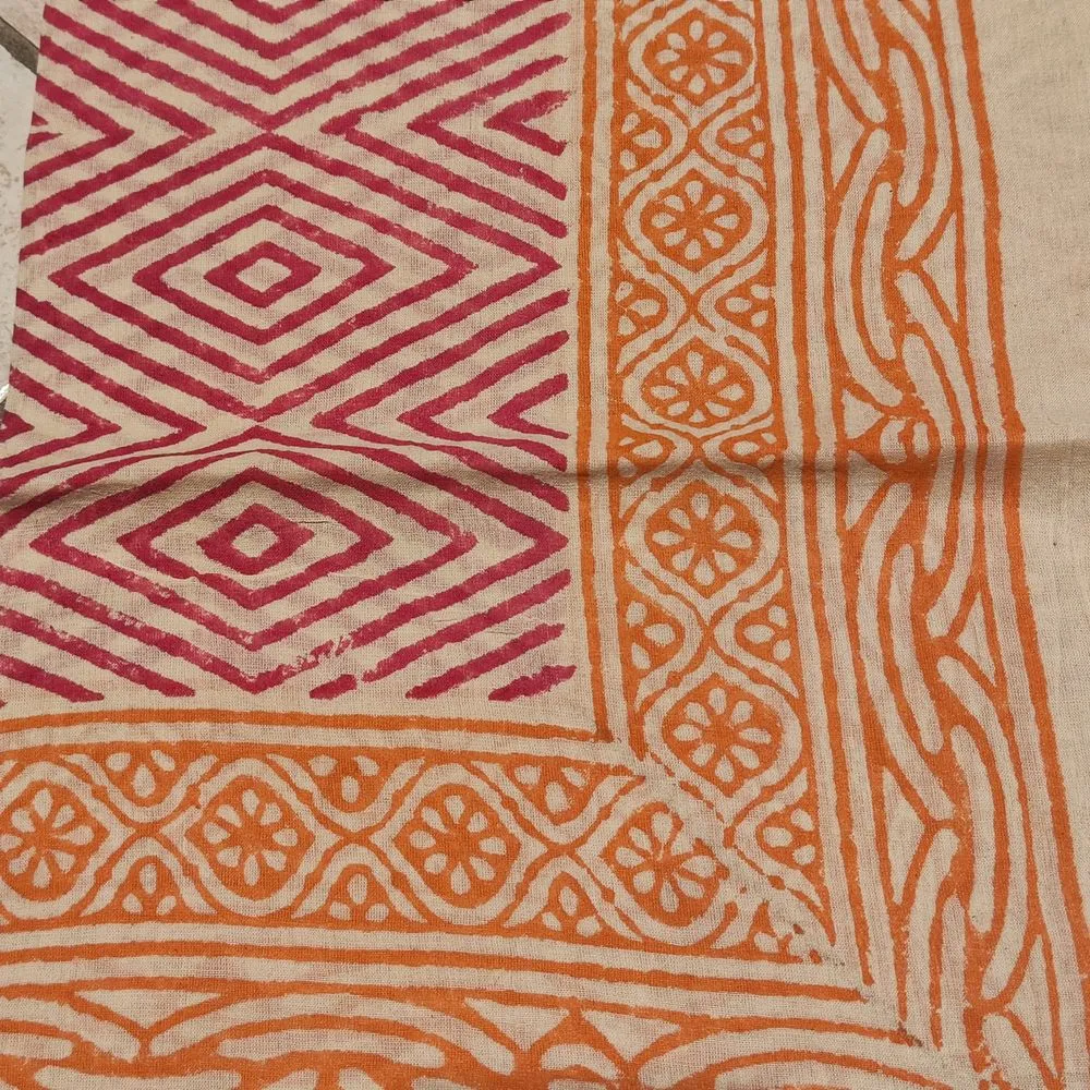 Cotton SCARF - Indian handmade pareo - CHANDRA