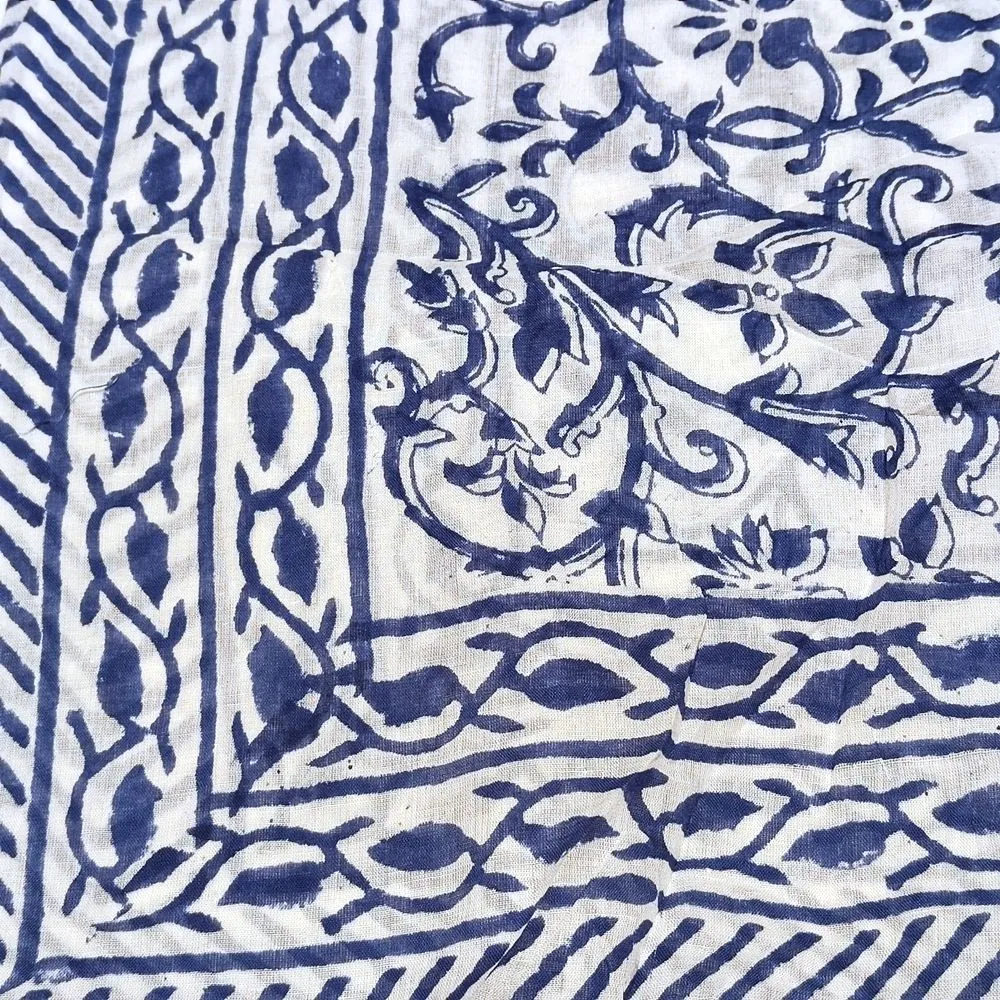 Cotton SCARF - Indian handmade pareo - CHARU