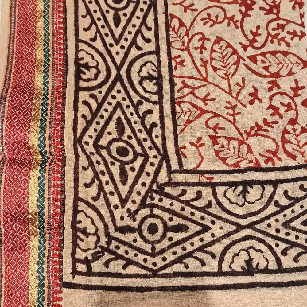 Cotton SCARF - Indian handmade pareo - ESHA