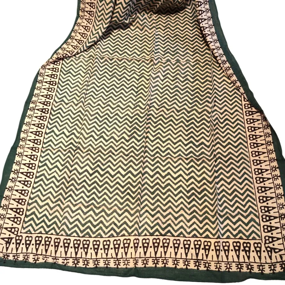 Cotton SCARF - Indian handmade pareo - ZIGGI