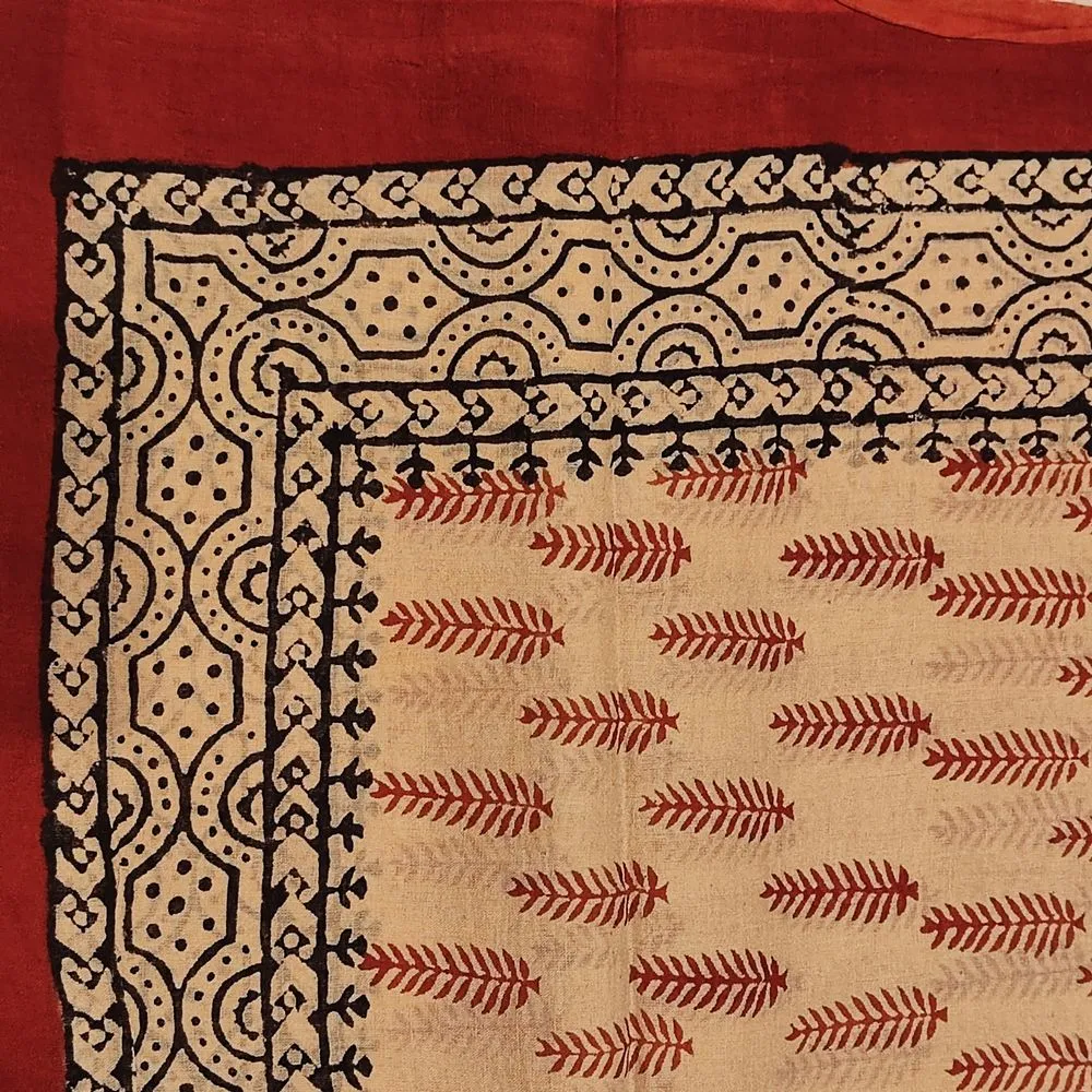 Cotton SCARF - Indian handmade pareo - CHITRA