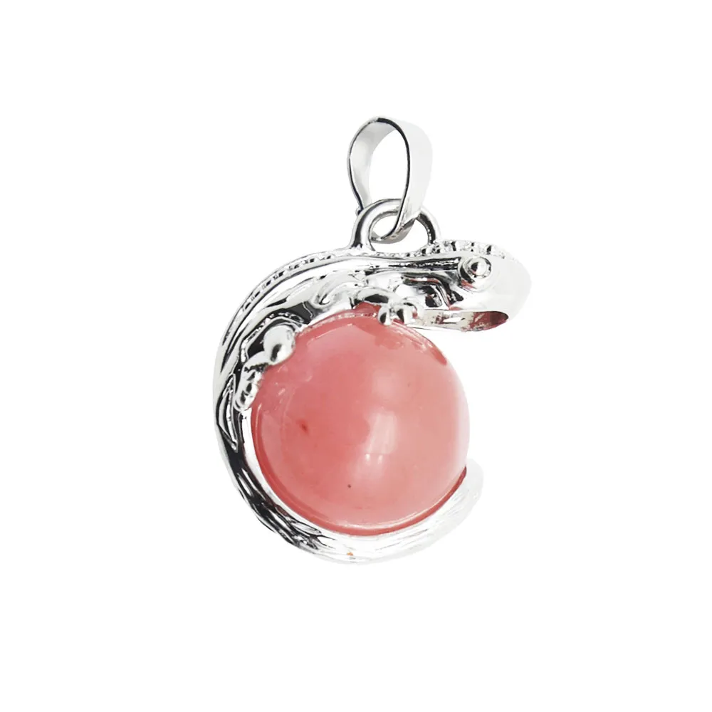 Ciondolo in Cristallo di Anguria – Lucertola