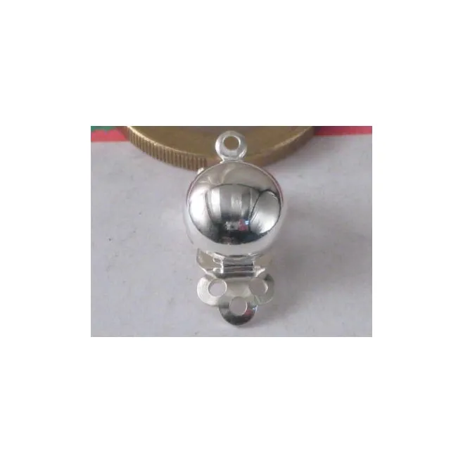 1 clip no foro per orecchini argento 925 italy