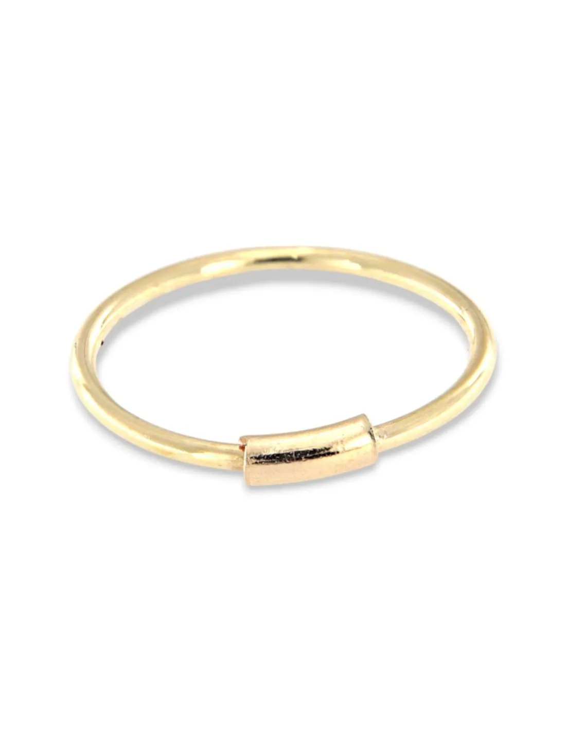 Piercing Oro Giallo Cerchio Ombelico