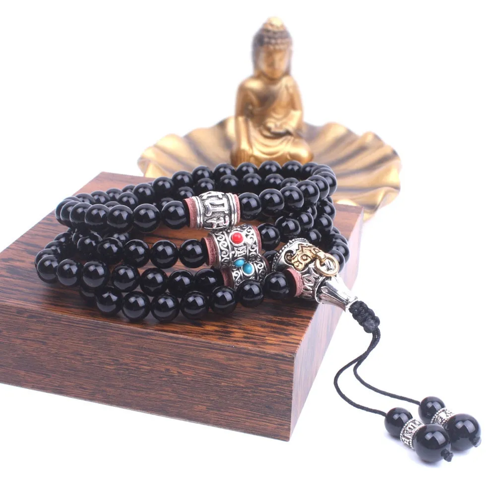 Collana Japamala Onice nero - ROHET