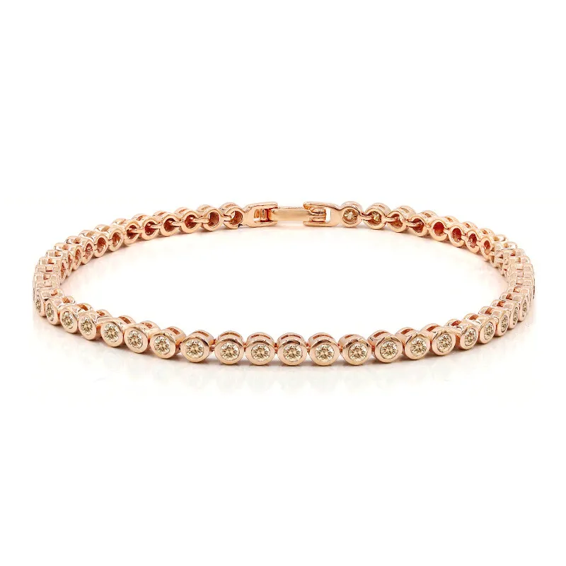 Bracciale in oro con Diamante Rose de France SI1 di Argyle