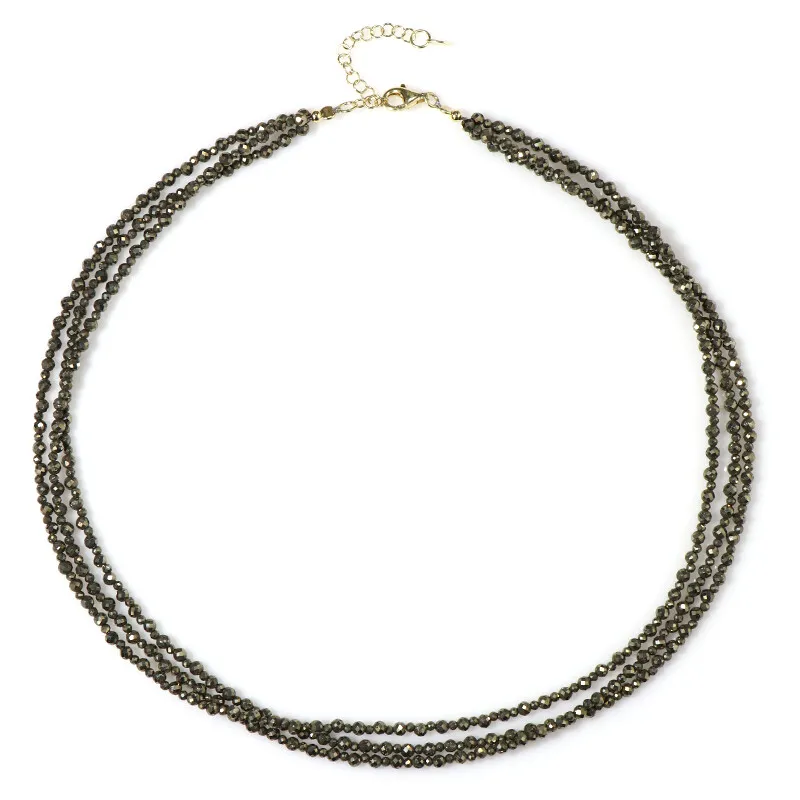 Collana in argento con Pirite