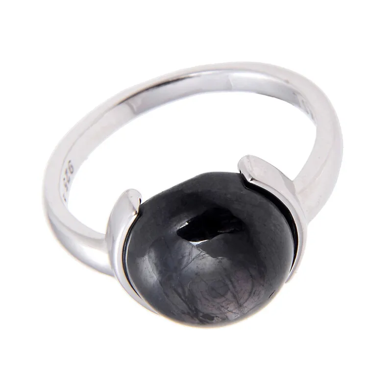 Anello in argento con Iperstene