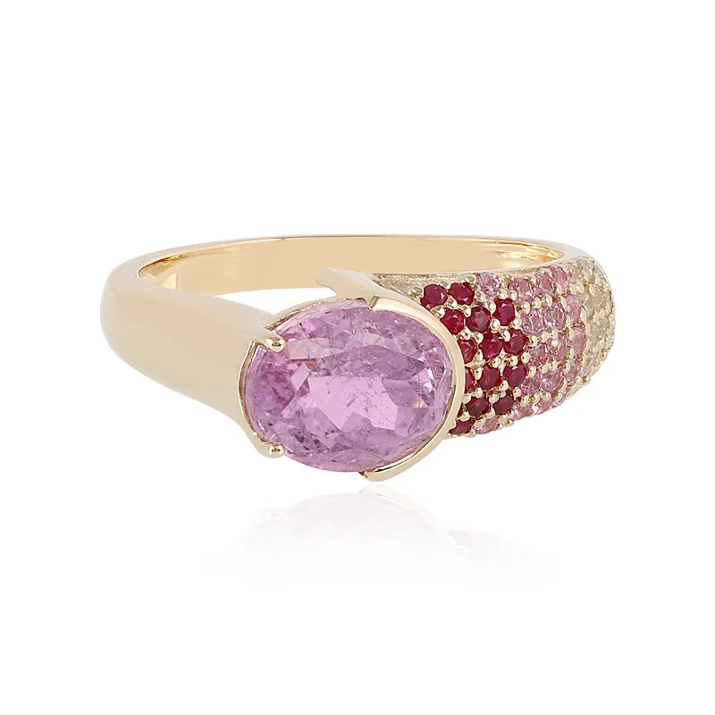 Anello in oro con Kunzite Patroke (Adela Gold)