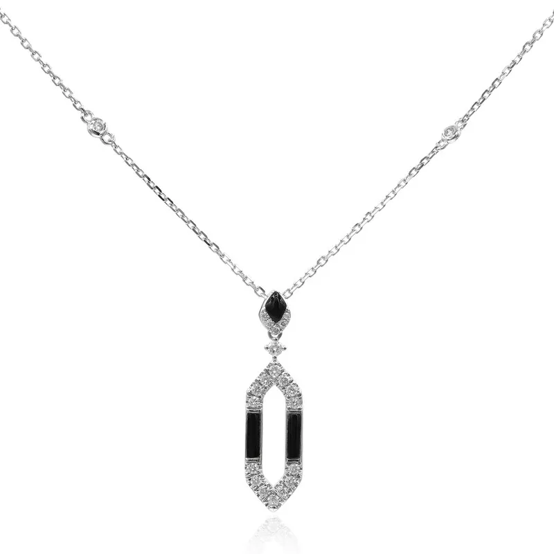 Collana in oro con Onice Nero (CIRARI)