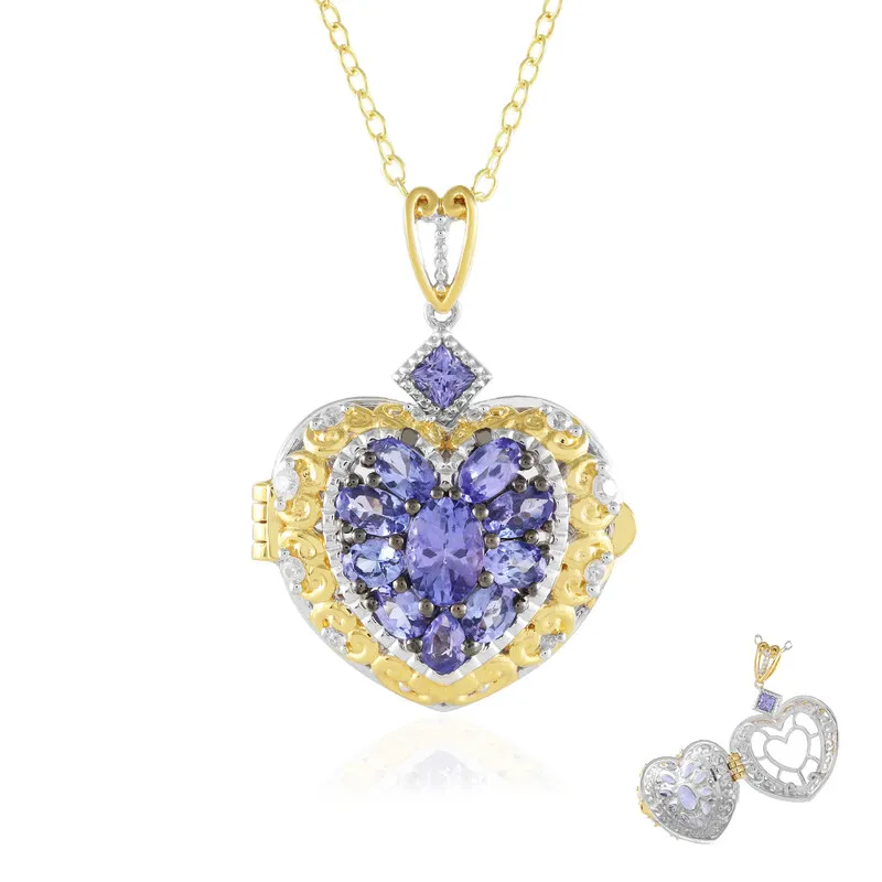 Collana in argento con Tanzanite (Gems en Vogue)