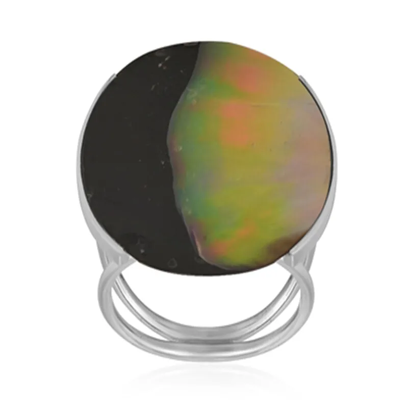 Anello in argento con Madreperla (Bali Barong)