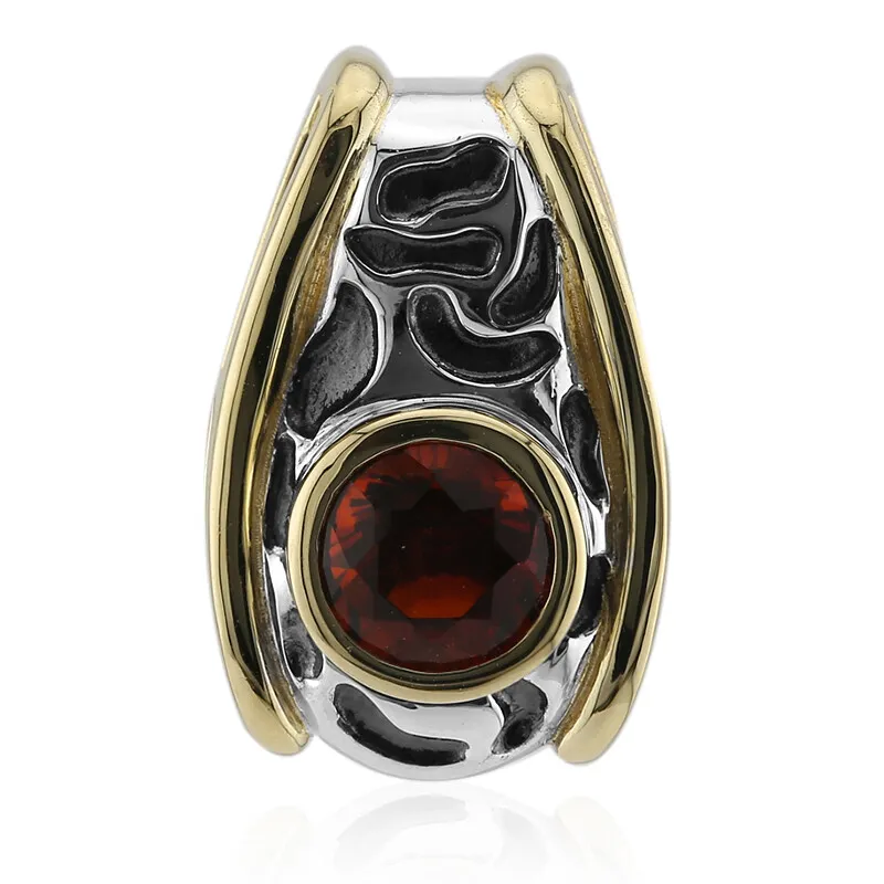 Ciondolo in argento con Citrino Madeira (Remy Rotenier)