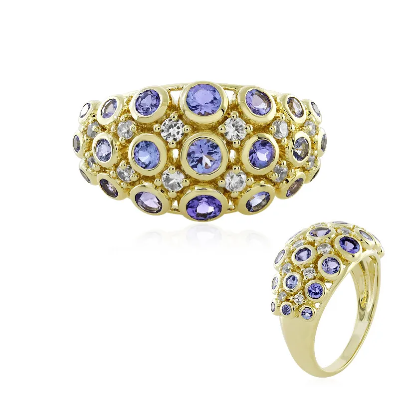 Anello in oro con Tanzanite (KM by Juwelo)