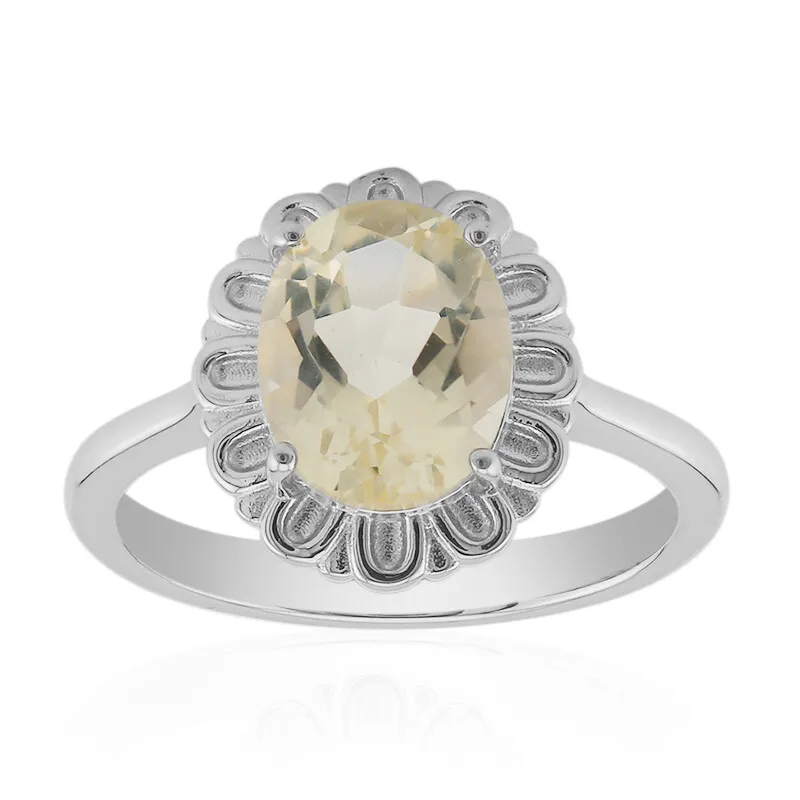 Anello in argento con Pietra del Sole Messicana