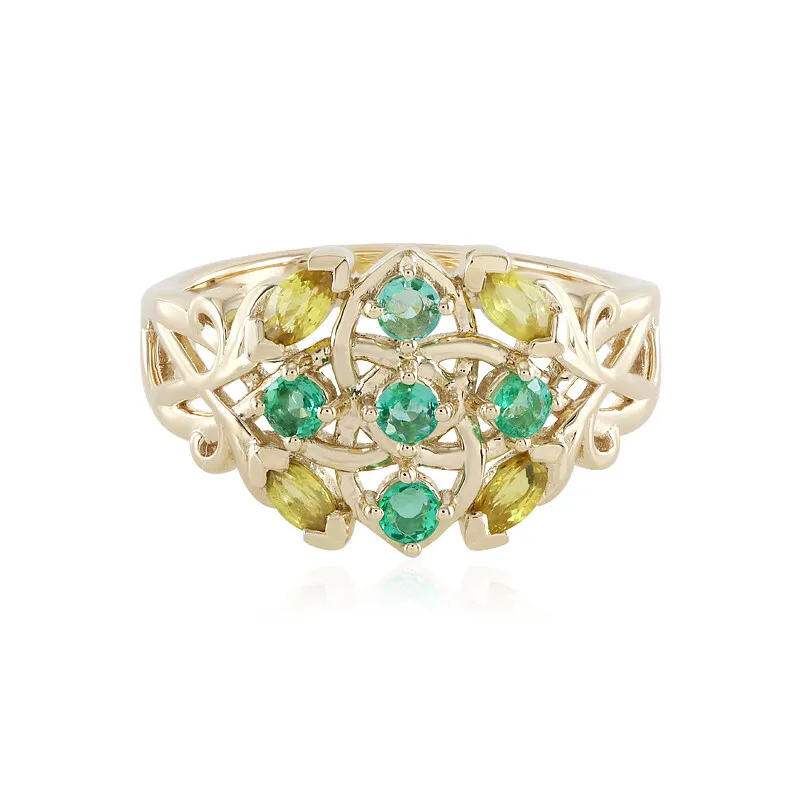 Anello in oro con Zaffiro Giallo (SUHANA)