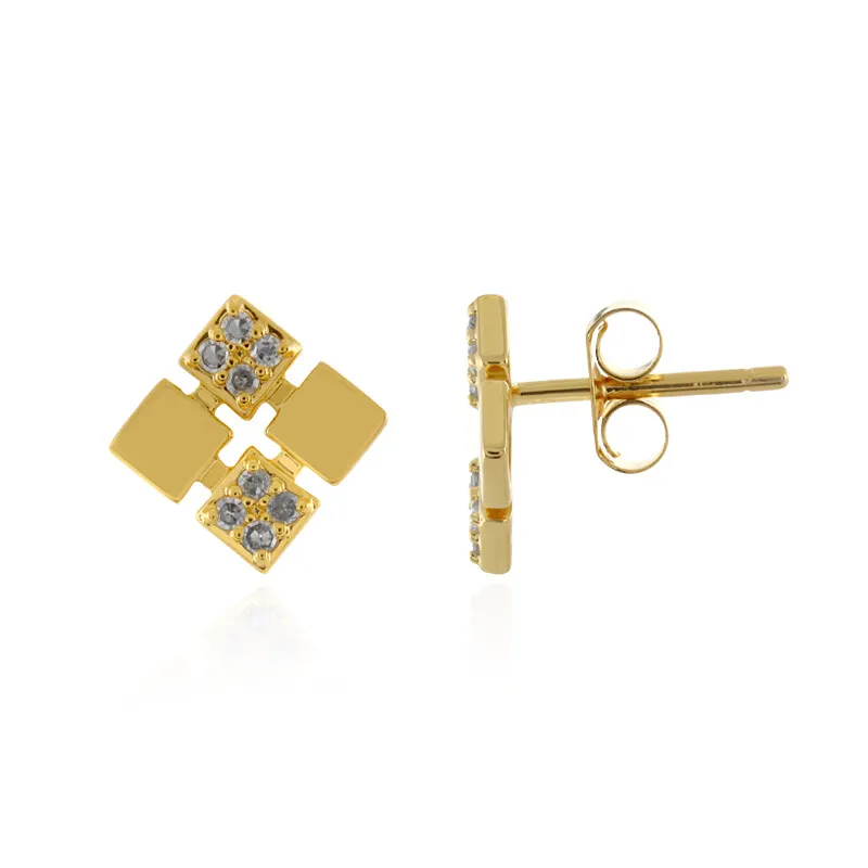 Orecchini in argento con Diamante I4 (J)