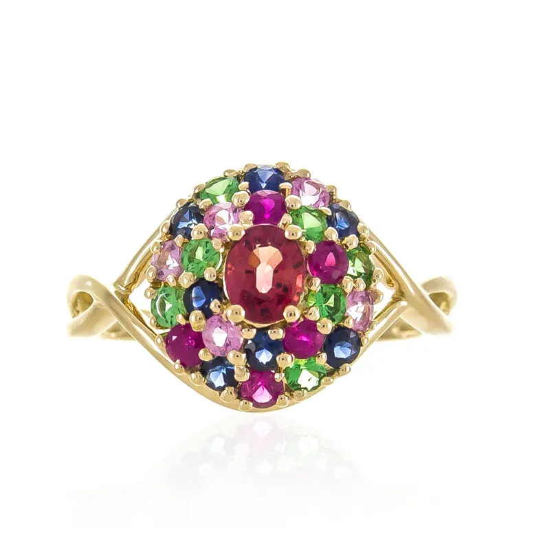 Anello in oro con Zaffiro Rosso (CIRARI)