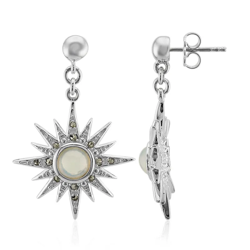 Orecchini in argento con Opale di Welo (Annette classic)