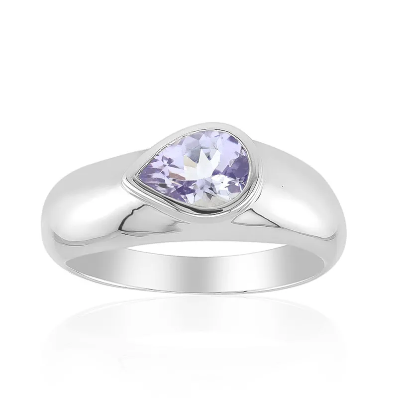Anello in argento con Tanzanite Lilla (Pallanova)