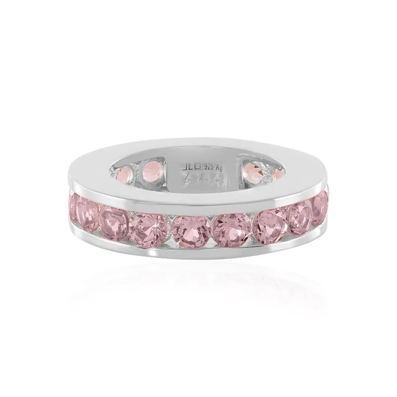 Anello in argento con Tormalina Rosa Nigeriana (de Melo)