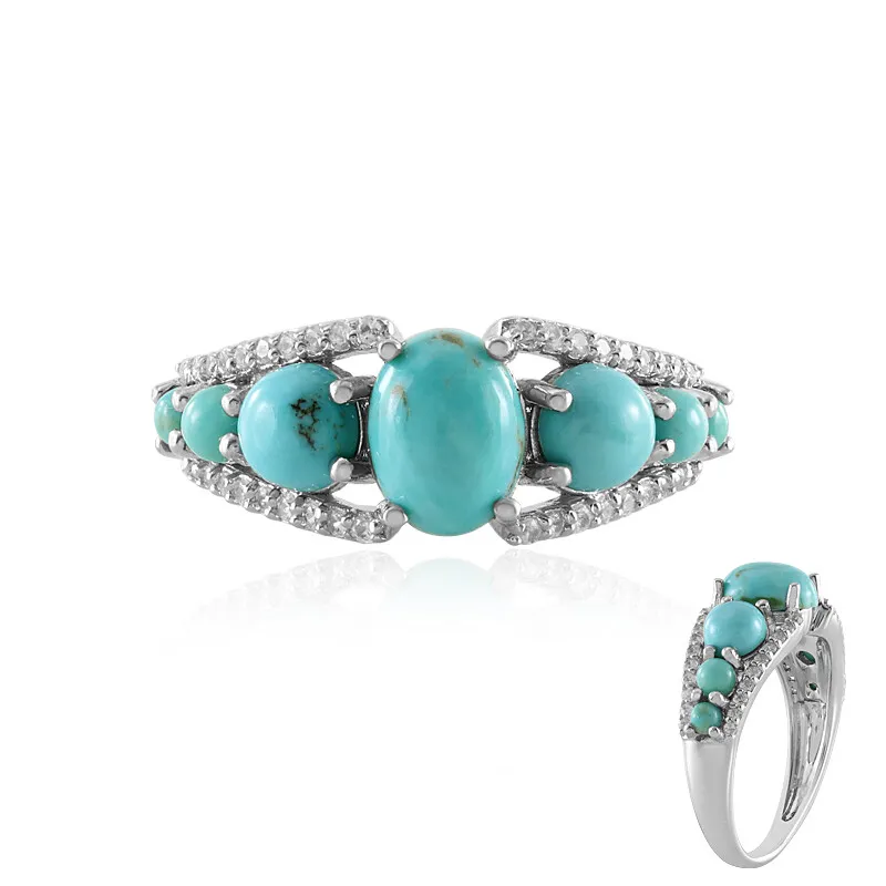 Anello in argento con Turchese Campitos (Faszination Türkis)