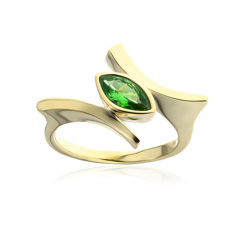 Anello in oro con Tsavorite (CUSTODANA)
