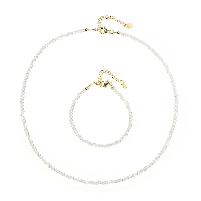 Parure in argento con Zircone