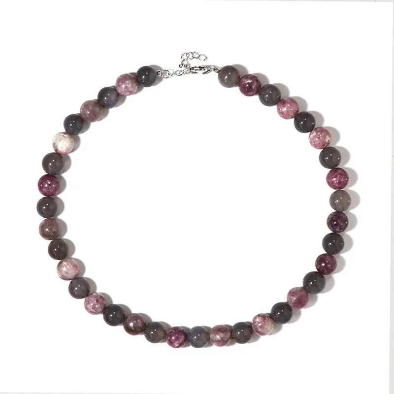 Collana in argento con Agata Color Argento