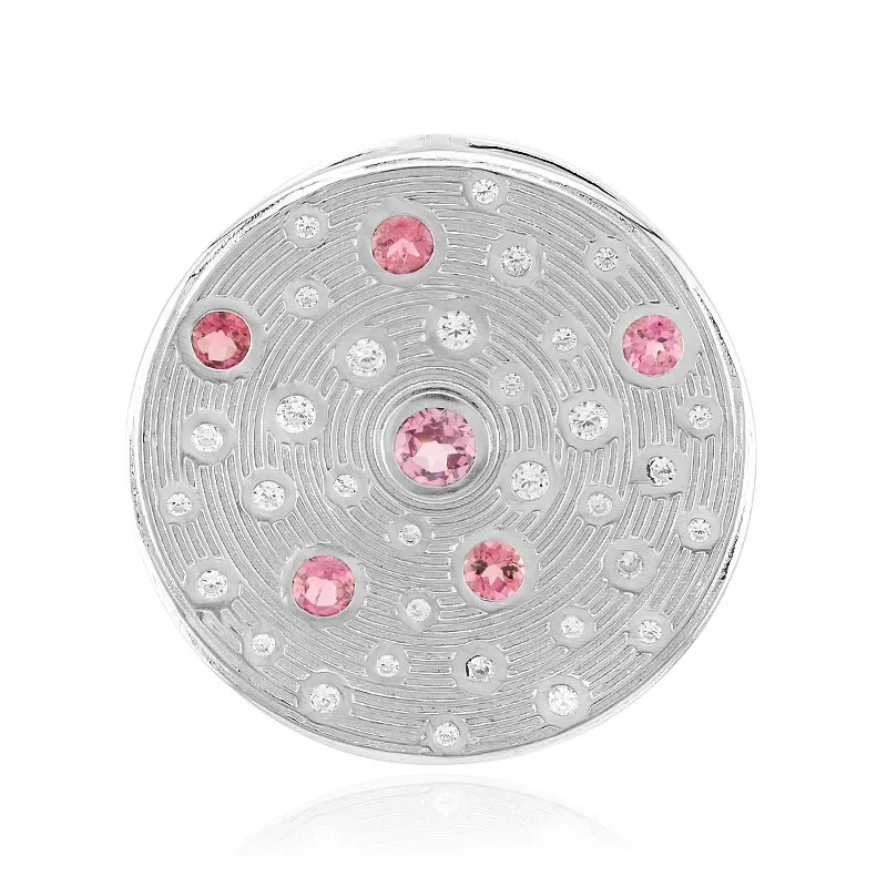 Ciondolo in argento con Granato Malaya