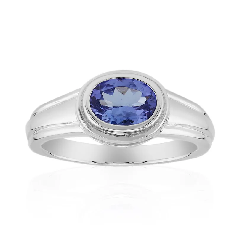 Anello in argento con Tanzanite (Pallanova)