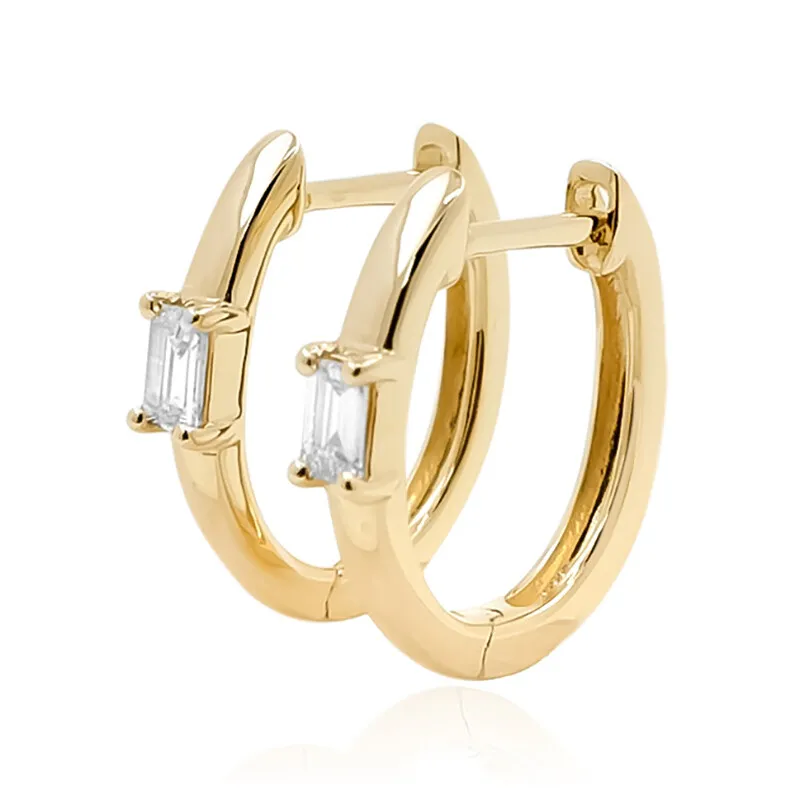 Orecchini in oro con Diamante SI2 (G) (de Melo)