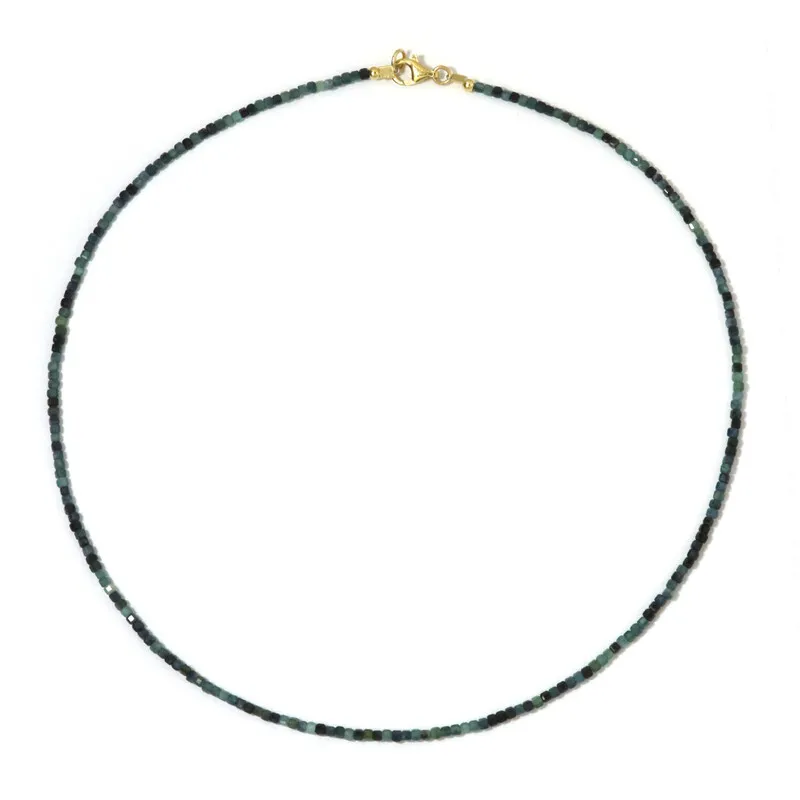 Collana in argento con Indicolite