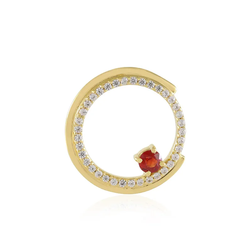 Ciondolo in argento con Rubino Tanzania