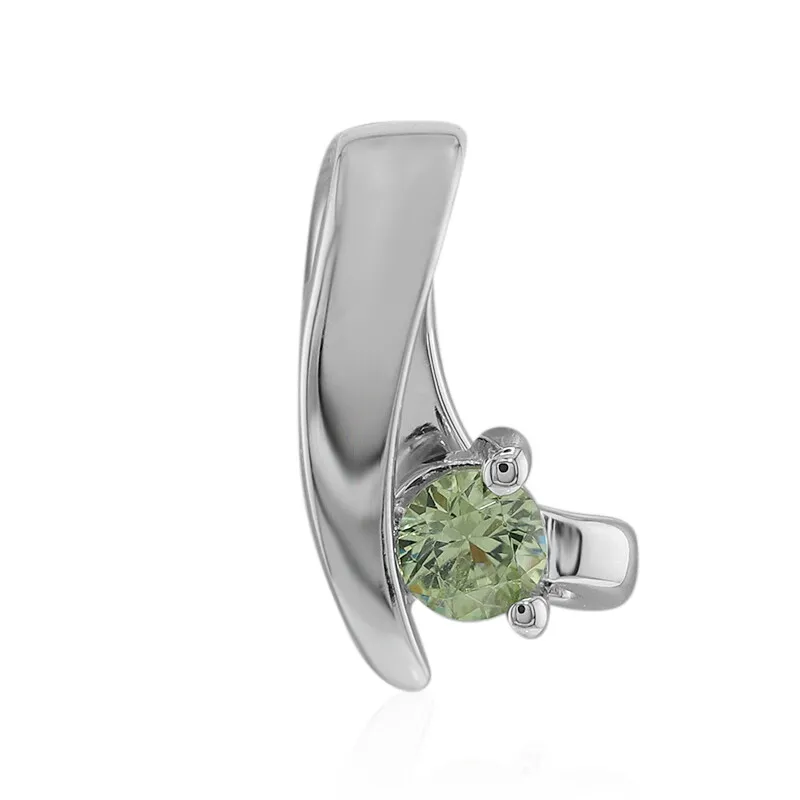 Ciondolo in argento con Demantoide del Madagascar (John Ferry)