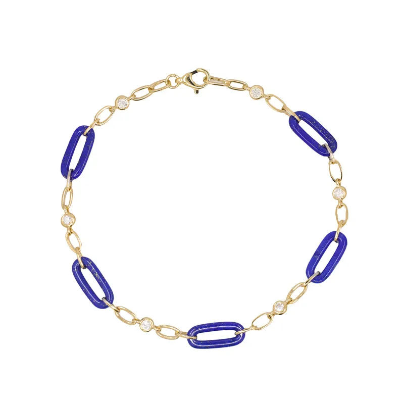 Bracciale in oro con Lapislazzuli (CIRARI)