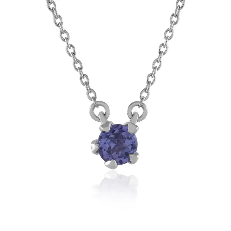 Collana in argento con Tanzanite (de Melo)