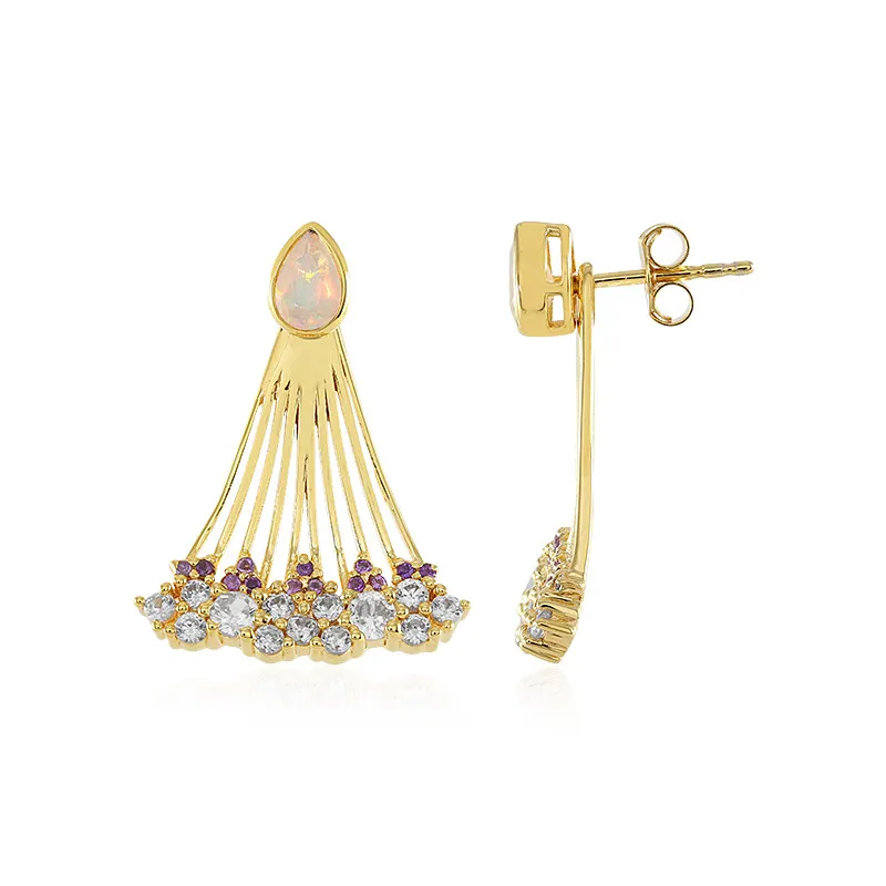 Orecchini in argento con Opale di Welo (SAELOCANA)