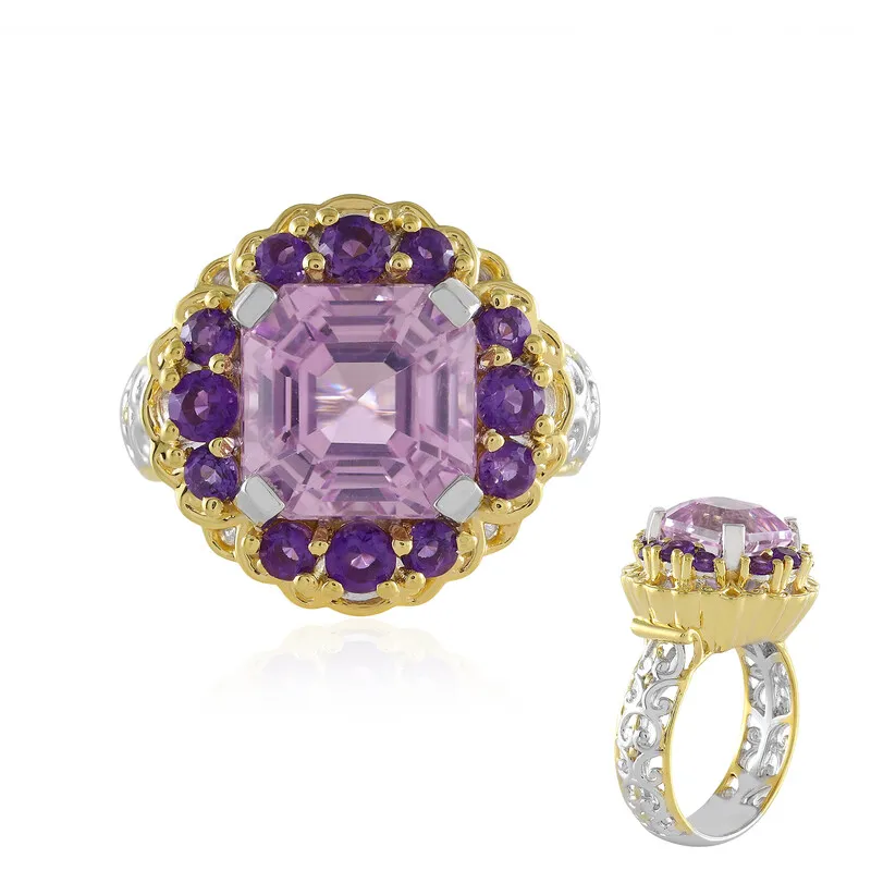 Anello in argento con Kunzite (Gems en Vogue)