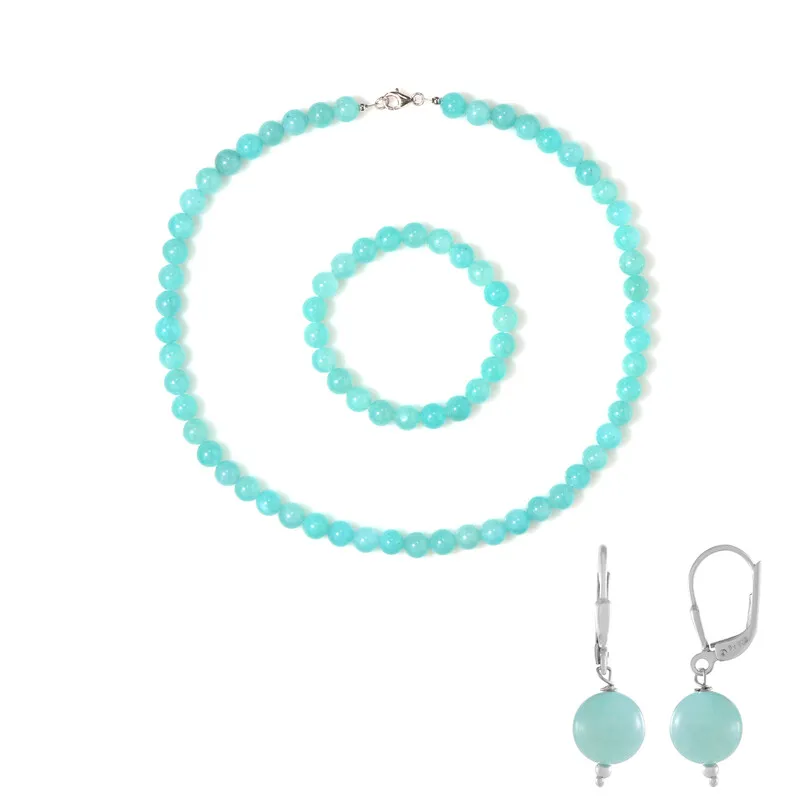 Parure in argento con Amazzonite