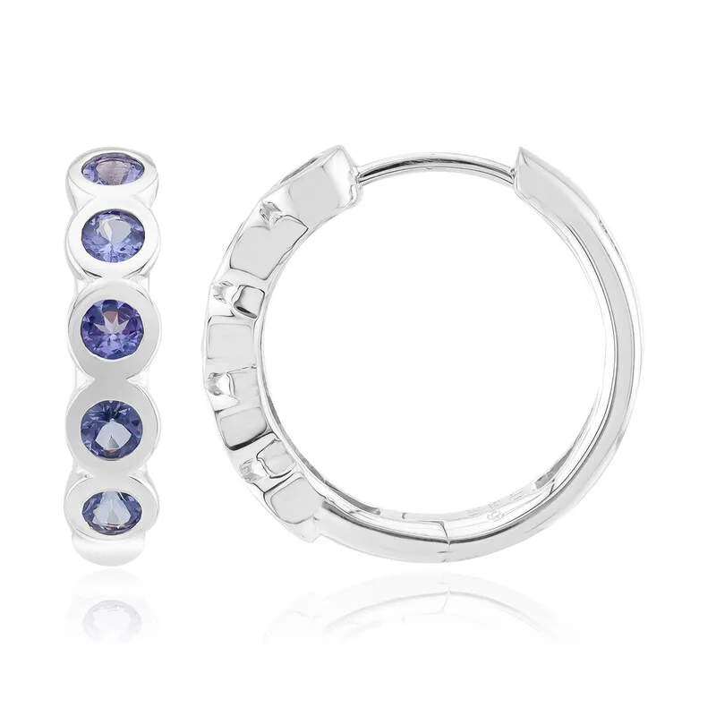Orecchini in argento con Tanzanite (Pallanova)