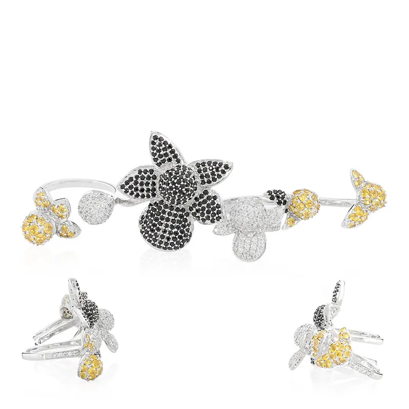 Anello in argento con Granato Mandarino