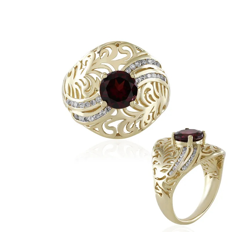 Anello in oro con Rodolite (Ornaments by de Melo)