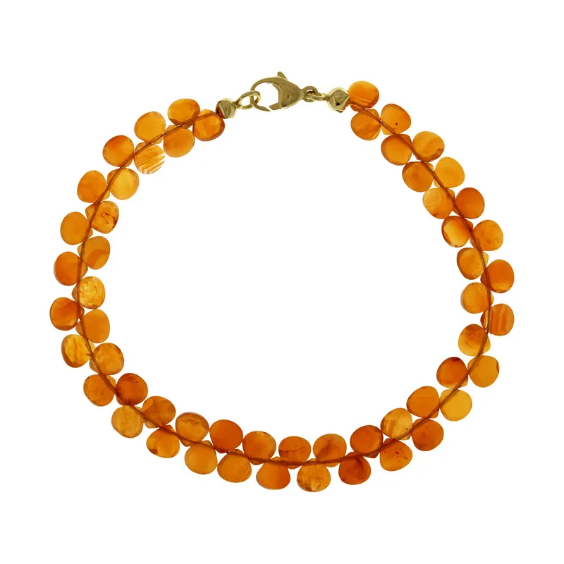 Bracciale in argento con Corniola (CUSTODANA)