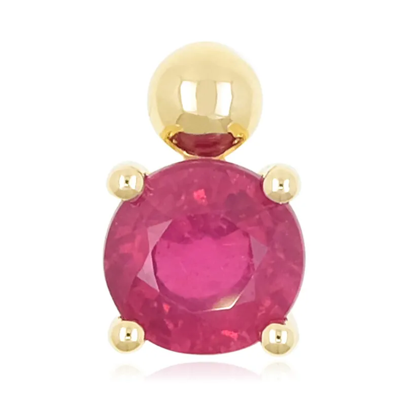 Ciondolo in oro con Rubino del Madagascar (de Melo)