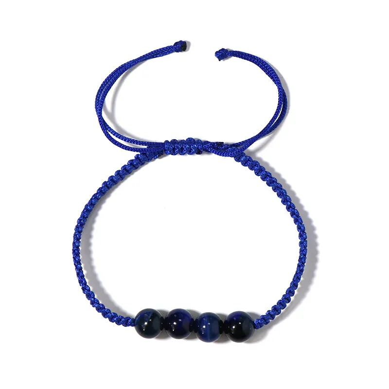 Bracciale con Occhio di Tigre Blu